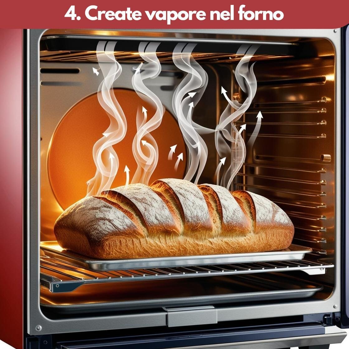 4 - vapore intorno al pane